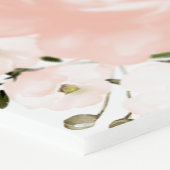 Pink Blush Floral Geometric Bridal Shower Welcome  Foam Board (Corner)