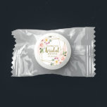 Pink Blush Floral Gold Geometric Bridal Shower Life Saver® Mints<br><div class="desc">Pink Blush Floral Gold Geometric Bridal Shower Candy Favors</div>