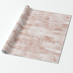 Pink Blush Glitzy Glitter Sparkle       Wrapping Paper