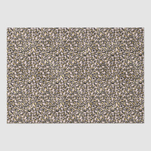 Pink Blush Gold Leopard Print Tissue Paper
