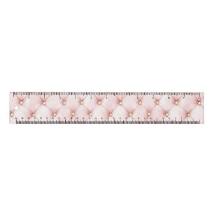 Pink Blush Gold Tufts Ruler