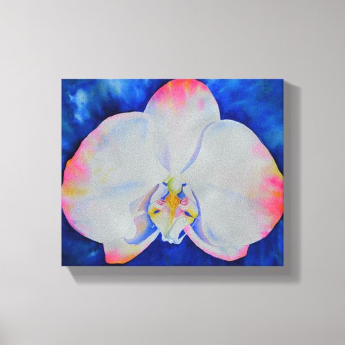 Pink Blush Orchid Canvas Print