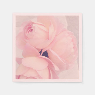 Pink Blush Pink Paper Napkins