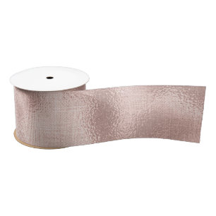 Pink Blush Rose Gold Birthday Satin Ribbon