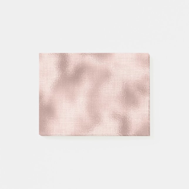 Pink Blush Rose Post-it Notes (Front)