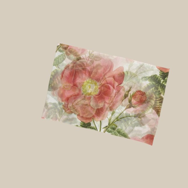  Pink Blush Roses Pillow Case (Creator Uploaded)