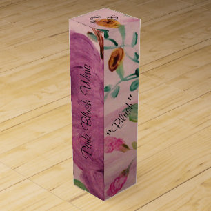 Pink Blush Wine Box