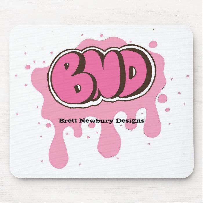 Pink BND Logo Mouse Pads