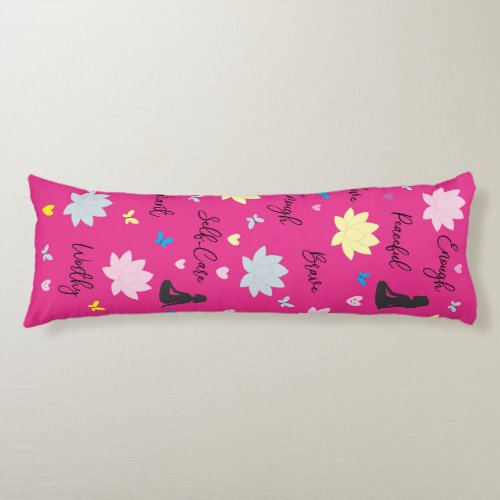 Pink Body Cushion | Esthetic Sell-Love Pillow