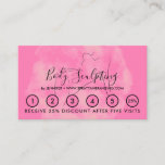 Pink Body Sculpting Contouring Spa Woman Business Card at Zazzle