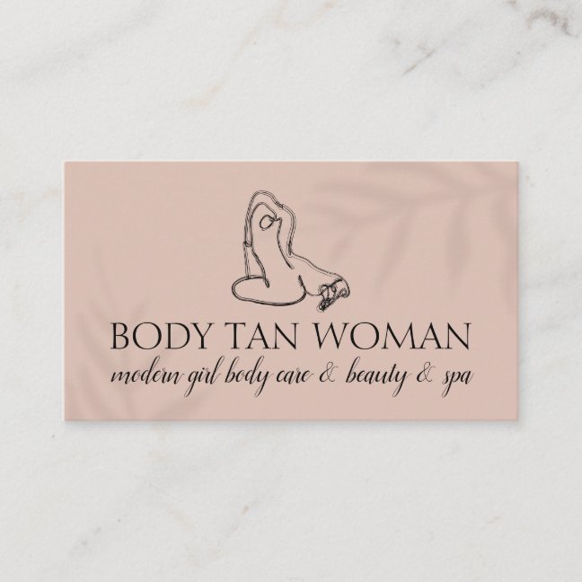 Pink Body Sculpting Contouring Waist Trainer Business Card