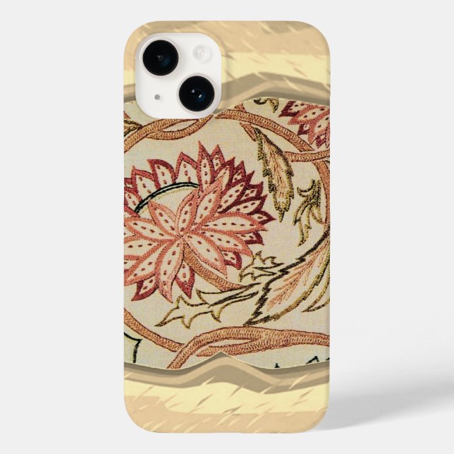Pink Bohemian Flowers Case-Mate iPhone Case (Back)