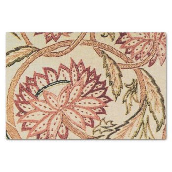 Pink Bohemian Flowers Tissue Paper by LeFlange at Zazzle