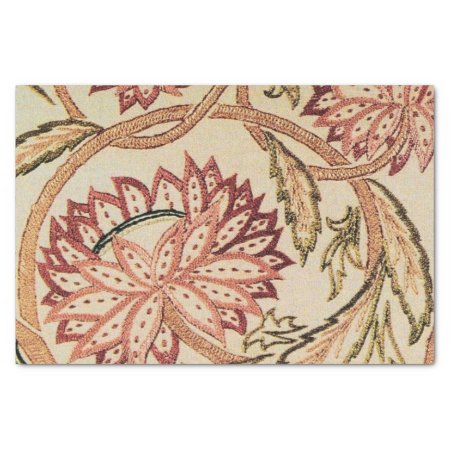 Pink Bohemian Flowers Tissue Paper