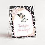 Pink Boho Highland Cow Thank You for Coming Poster<br><div class="desc">Make your event special with this Holy Cow Baby Shower with our cute and lovely printable Thank You for Coming Sign featuring adorable Boho theme. Download,  personalize,  and create lasting memories with this perfect touch for your joyous celebration!

BS662</div>