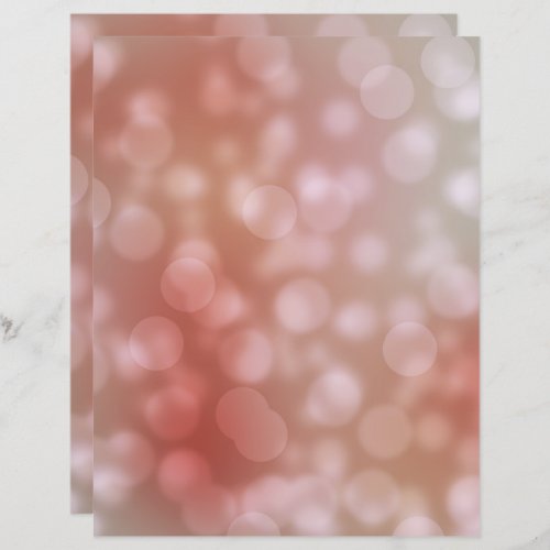 Pink bokeh pattern scrapbook paper