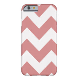 Pink Bold Chevron Barely There iPhone 6 Case