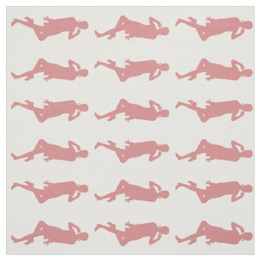 Pink Bold Mod GoGo Girls Fabric