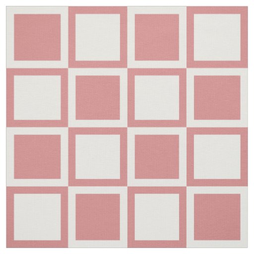 Pink Bold Mod Squares ~ large scale Fabric