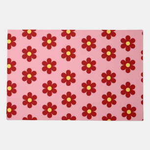 Pink Bold Y2K Wildflower Vibrant Spring  Doormat