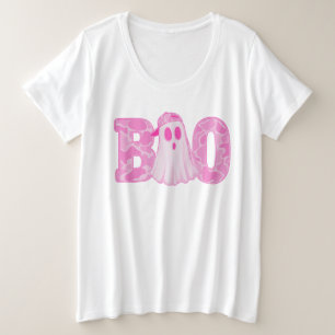 Pink BOO Ghost Halloween Shirt