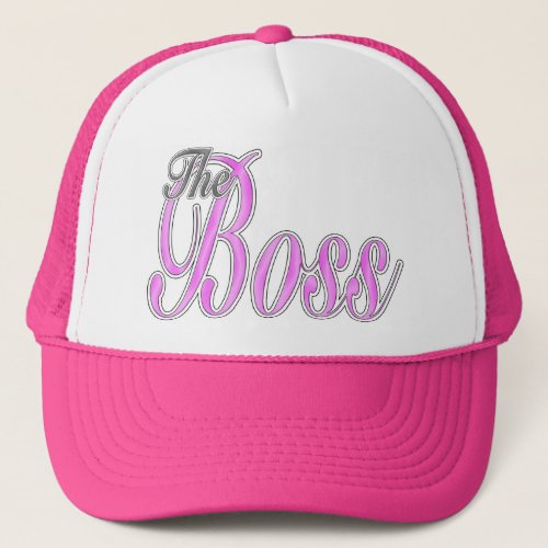 Pink Boss Lady Hat