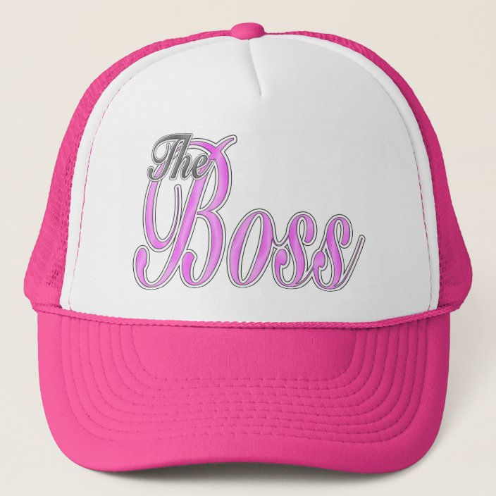 Pink Boss Lady Hat | Zazzle.com