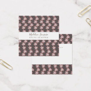 Pink Botanical Floral Brown Event Designer