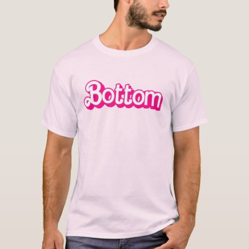 Pink Bottom T_Shirt