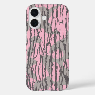 Pink Bottomland Camo Girls Bottomland Camo Pink iPhone 16 Case