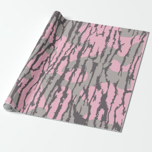 Pink Bottomland Camo Girls Bottomland Camo Pink Wrapping Paper