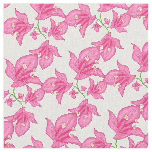 Pink Bougainvillea Fabric