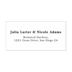 Pink Bougainvillea Tropical Forest Wedding Shower Self-inking Stamp