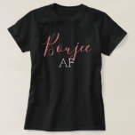 Pink Boujee Af  T-shirt at Zazzle