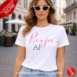 Pink Boujee AF  T-Shirt Tri-Blend Shirt