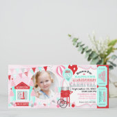 Pink Bounce House Carnival Birthday (Standing Front)