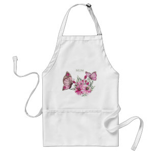 Pink Bouquet Adult Apron