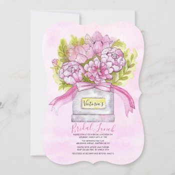 Pink Bouquet Bridal Luncheon Shower Invitation by PixiePrints at Zazzle