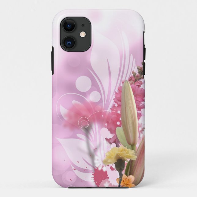 Pink Bouquet Case-Mate iPhone Case (Back)