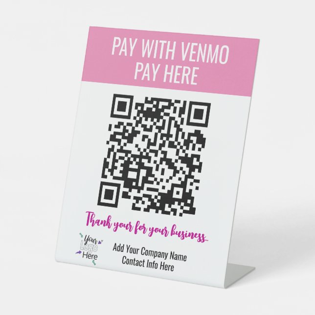 Pink Boutique Ideas Venmo Sign (Front)