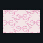 Pink Bow Acrylic Tray<br><div class="desc">Cute tray with painted bow detailing!
Check us out on Etsy! https://www.etsy.com/shop/PineHillDesignCo</div>
