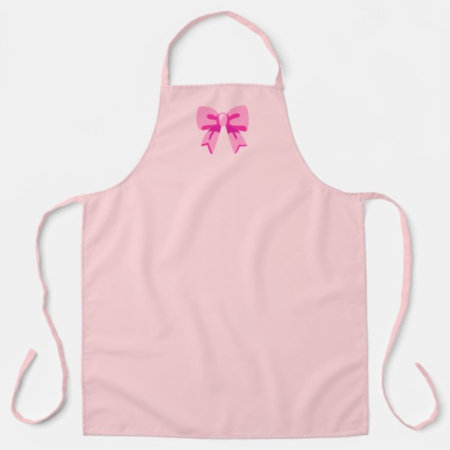Pink Bow Apron (Front)
