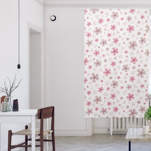 PINK BOW & ARCH FALL PUMPKIN FLOWERS BIRTHDAY BLACKOUT CURTAINS