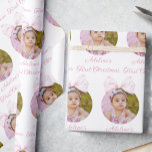 Pink Bow Baby Girl Photo Wrapping Paper<br><div class="desc">Pink Bow Baby Girl Photo Wrapping Paper - add a message and a custom photo for a cute and personal gifting experience.</div>