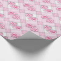 Elephant Baby Girl Baby Shower Wrapping Paper Sheets