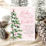 Pink Bow Baby It's Cold Outside Baby Shower Invitation<br><div class="desc">Add a cozy and festive touch to your baby shower with our Pink Bow Christmas Baby It's Cold Outside Baby Shower Invitation! Featuring a delicate pink bow and a winter-themed design, this invitation is perfect for celebrating your upcoming bundle of joy during the holiday season. The charming and elegant layout...</div>