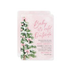 Pink Bow Baby It's Cold Outside Baby Shower