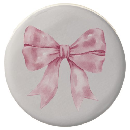 Pink Bow Baby or Bridal Shower Birthday Party Chocolate Covered Oreo