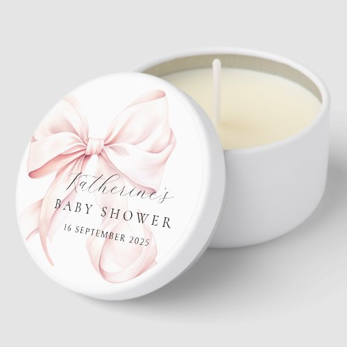 Pink Bow Baby Shower