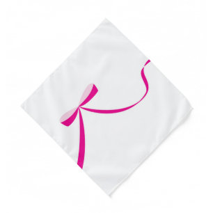 Pink bow bandana
